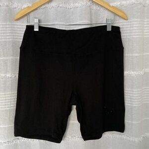 3/$10 SALE Black Rhinestone Playboy Biker Shorts